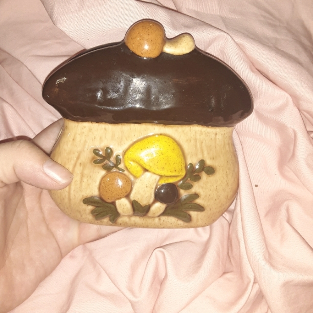 Mushroom napkin holder